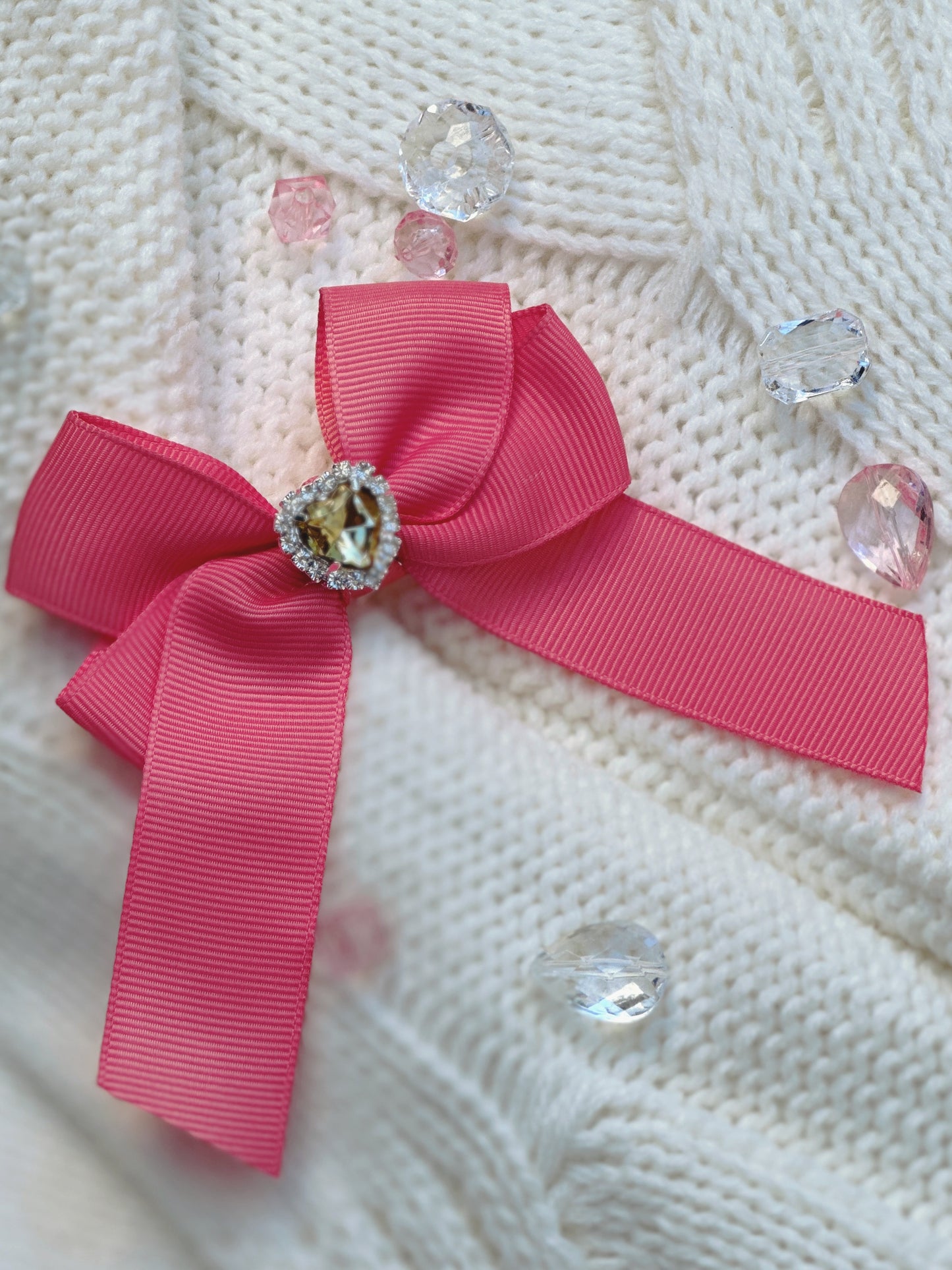 HushPosh Handmade 4 Piece Ribbon HairClip