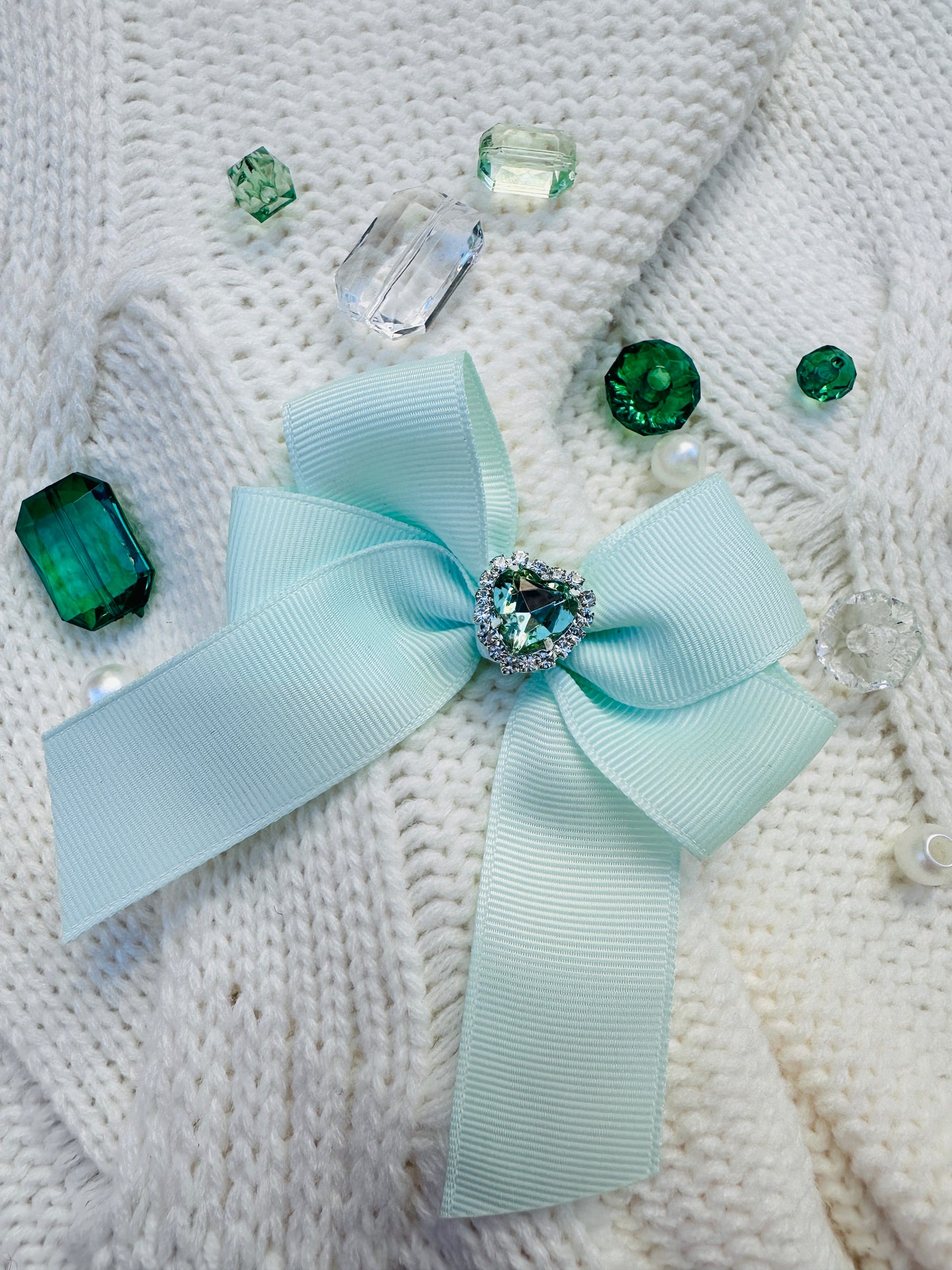 Hushposh Handmade 4 Piece Ribbon HairClip