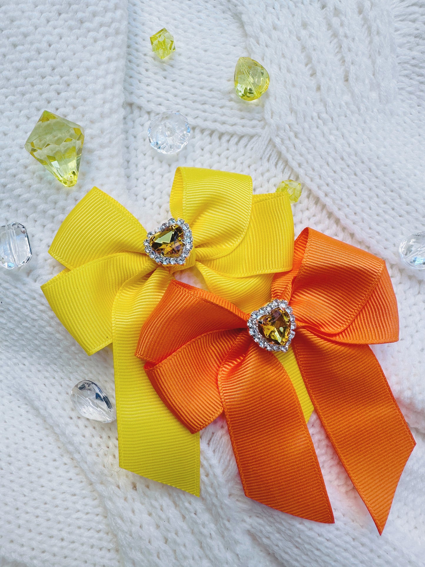 HushPosh Handmade 4 Piece Ribbon HairClip