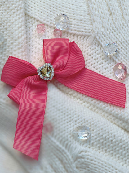 HushPosh Handmade 4 Piece Ribbon HairClip