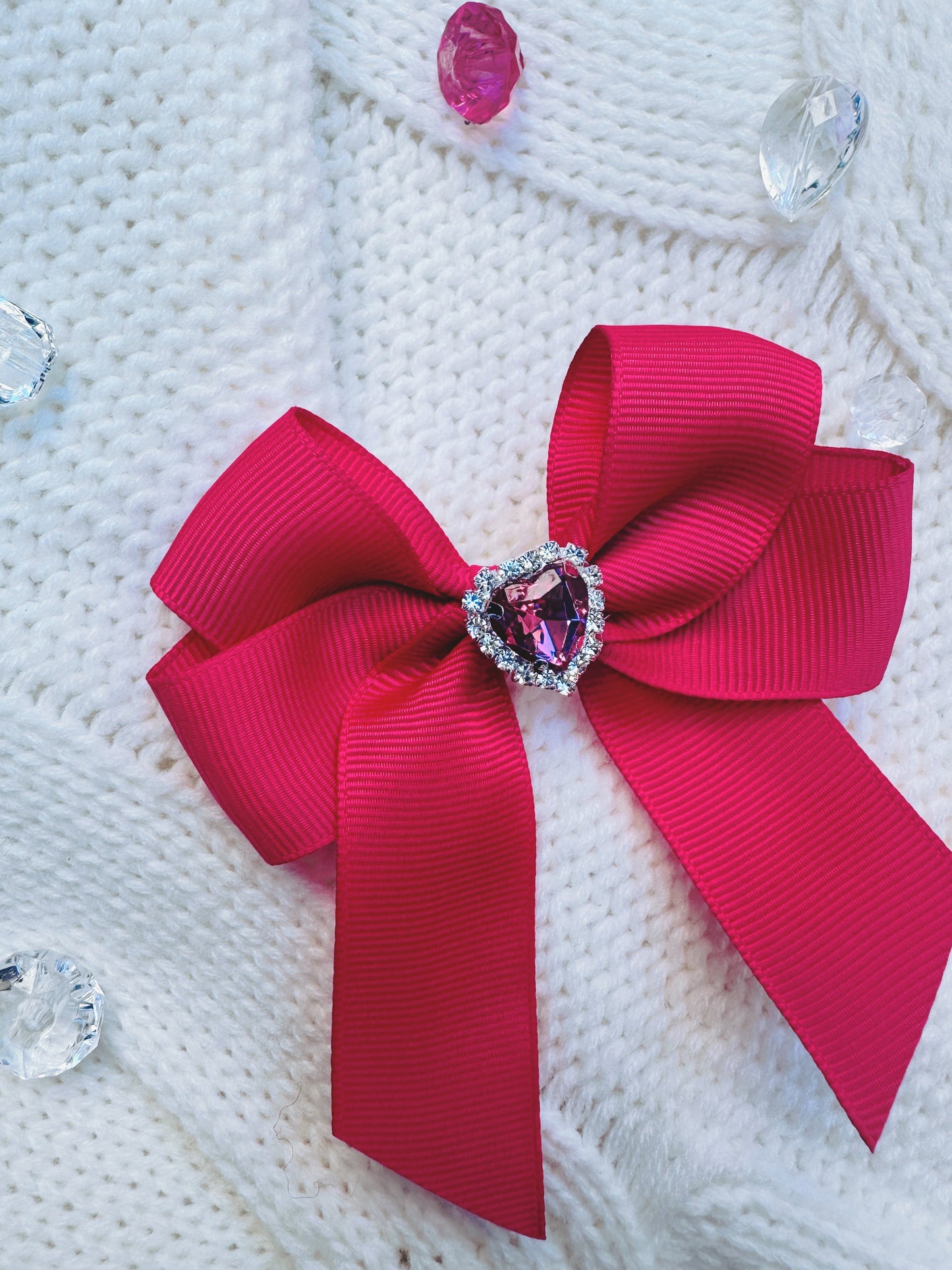 HushPosh Handmade 4 Piece Ribbon HairClip