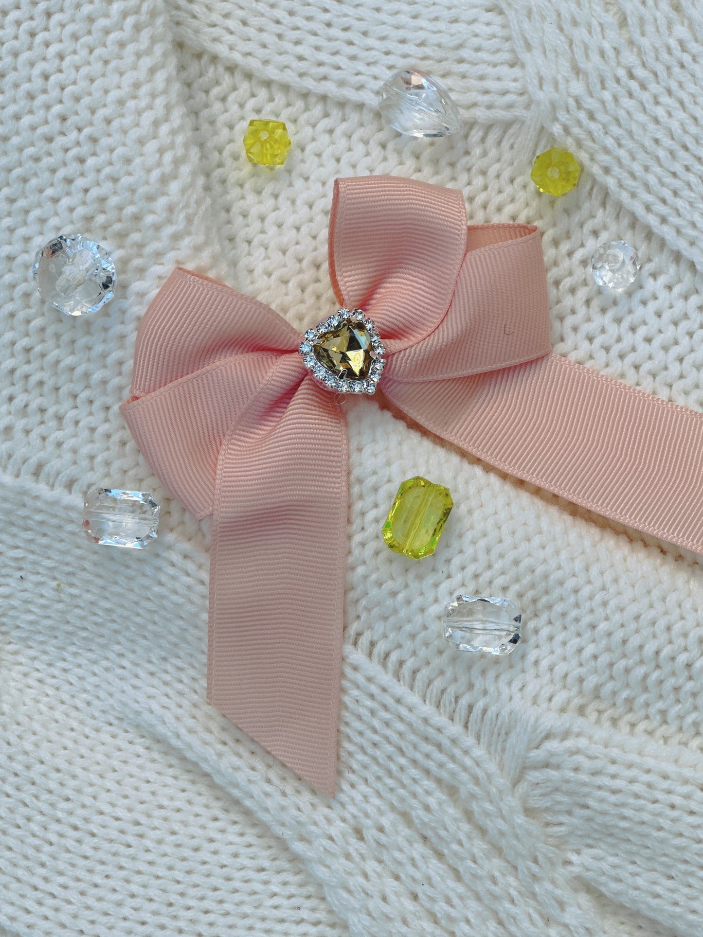 HushPosh Handmade 4 Piece Ribbon HairClip