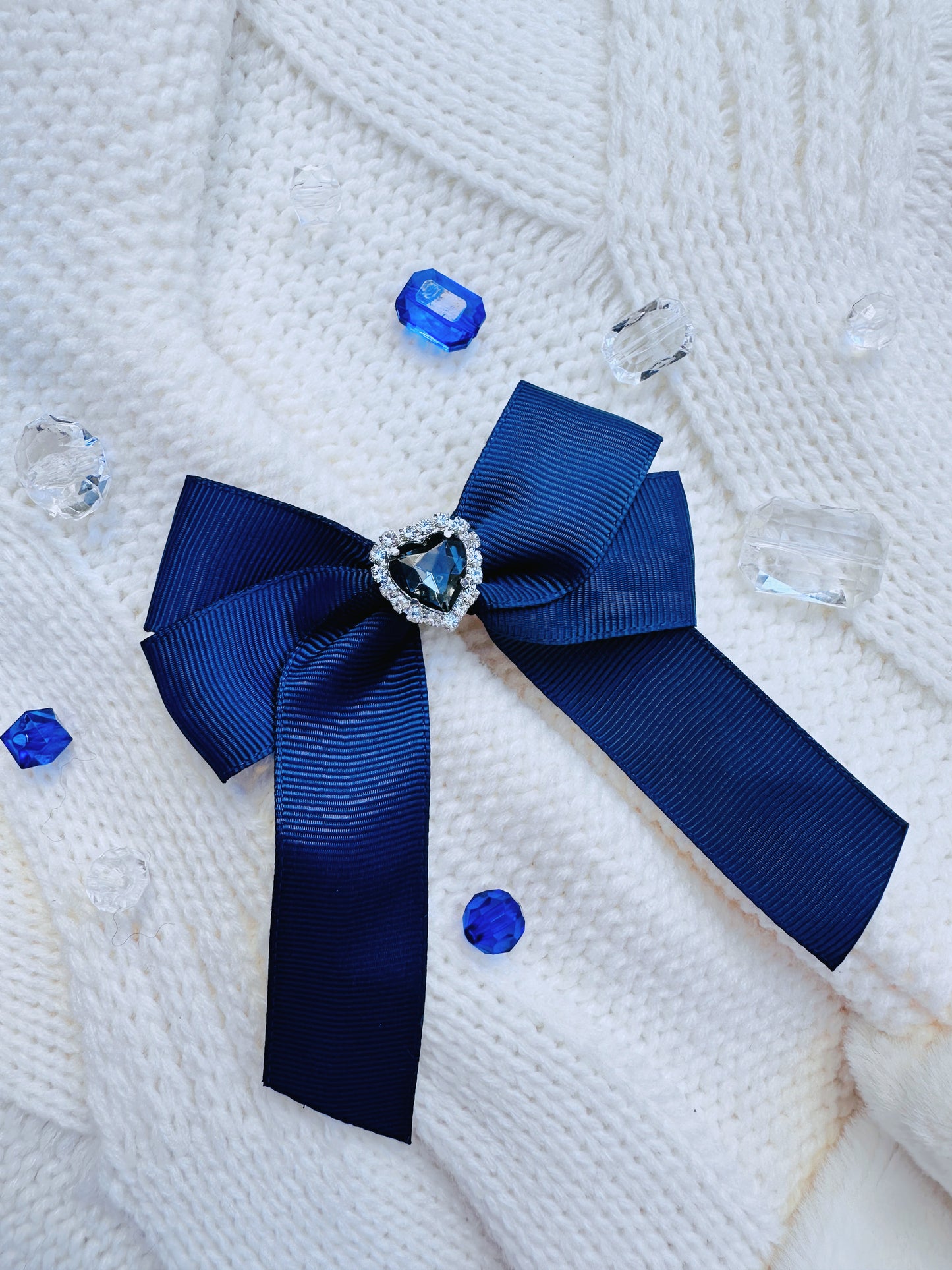 HushPosh Handmade 4 Piece Ribbon HairClip
