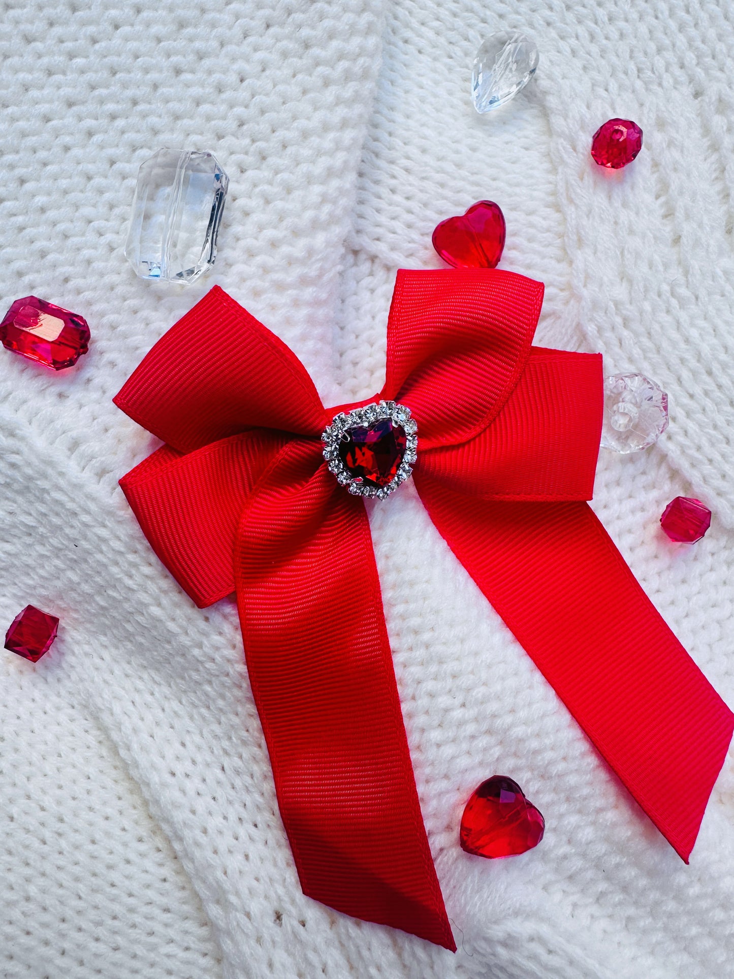 HushPosh Handmade 4 Piece Ribbon HairClip
