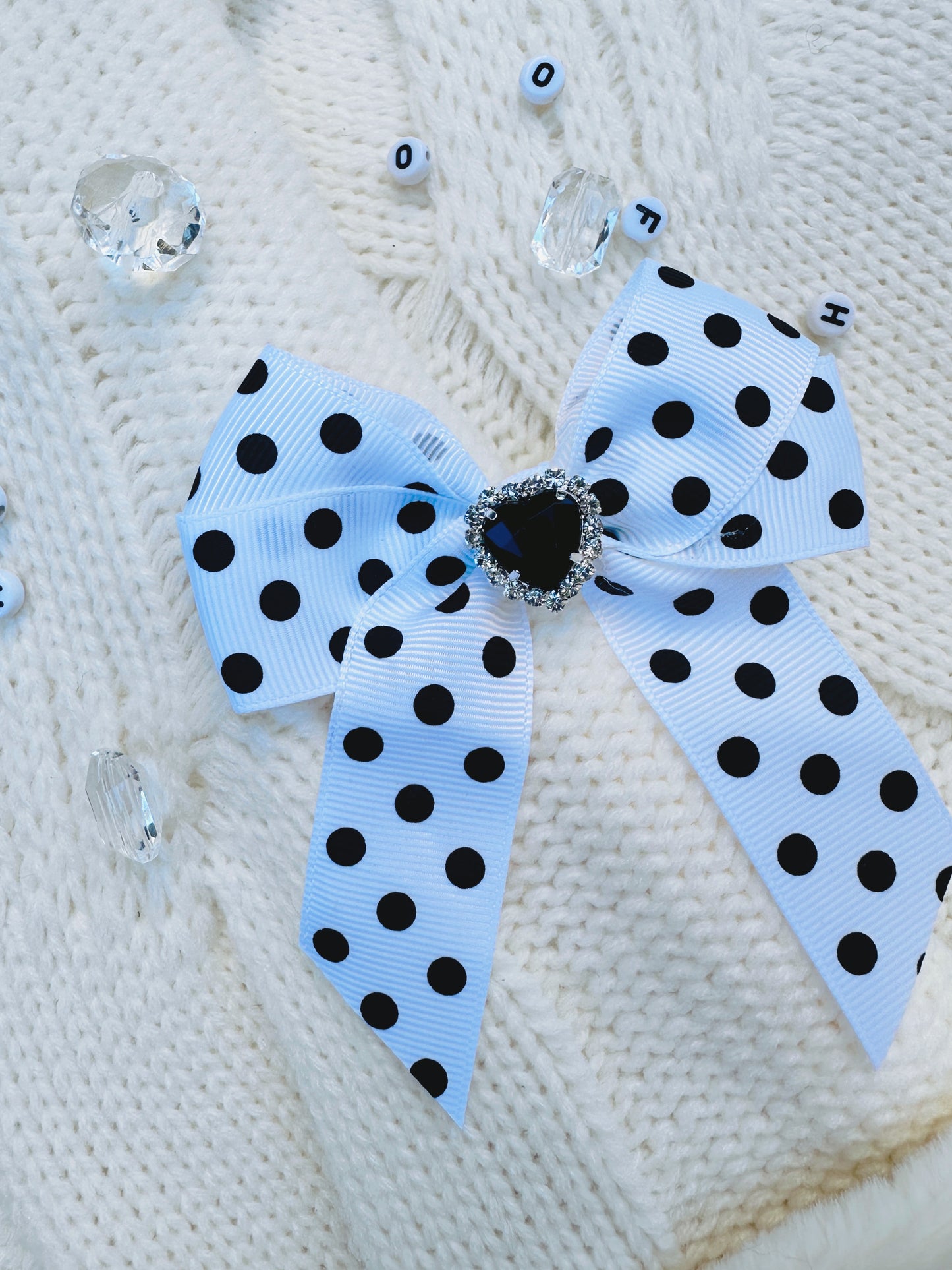 HushPosh Handmade 4 Piece Ribbon HairClip